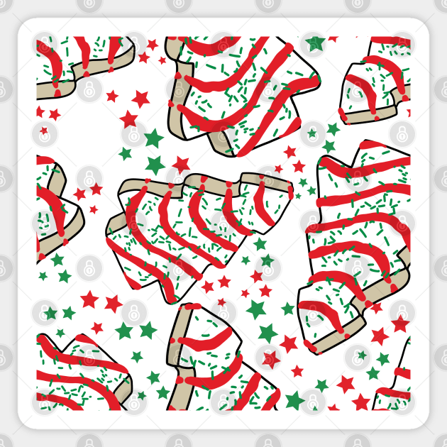 Christmas Tree Snack Cakes Sticker by Milibella